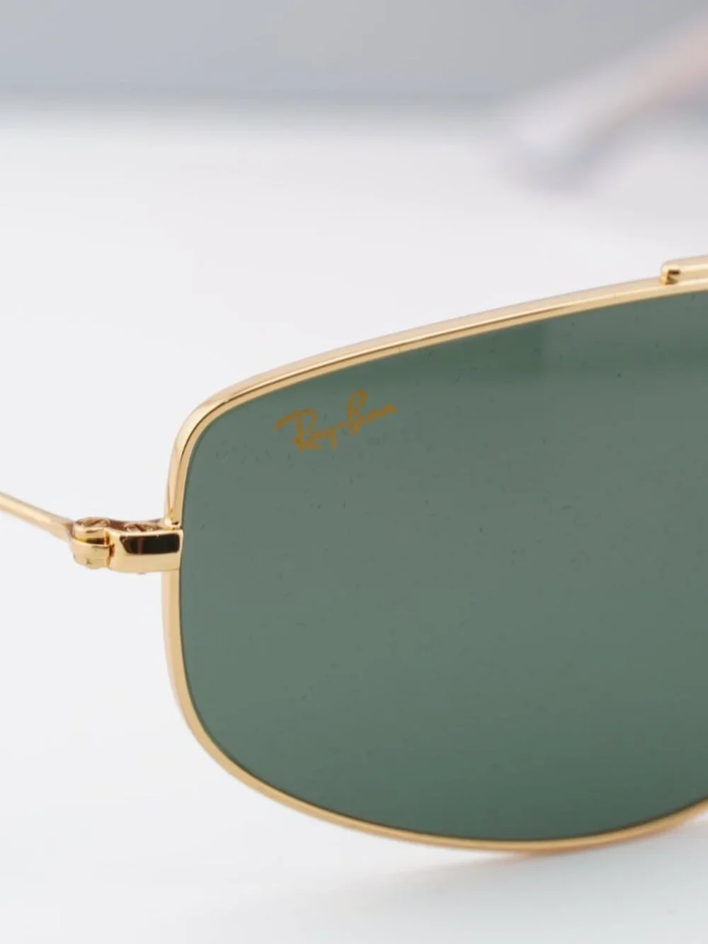 Ray-Ban RB3845 919631 Square Sunglasses - Legend Gold/G-15 Green